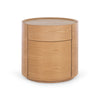 Muse Natural Oak Bedside - Oak Top