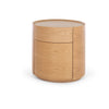 Muse Natural Oak Bedside - Oak Top