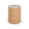 Muse Natural Oak Bedside - Marble Top