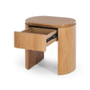 Clover 1 Drawer Bedside - Oak Top