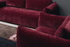Grace 3 seater sofa - Claret