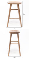 Fuji Barstool - Natural Oak