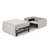 Ottoman Single Sofa Bed - Natural