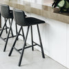 Rustic Bar Stool - Black