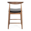 Elbow Barstool - Deep Oak