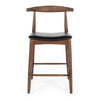 Elbow Barstool - Deep Oak