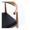 Elbow Dining Chair - Natural Oak