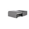 Ottoman Single Sofa Bed - Storm