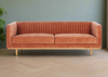 Madison 3 seater sofa - Amber Rose