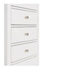 Jessica 7 Drawer Tallboy - Oak Top