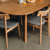 Niles Dining Chair - Natural w Fabric