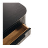 Anders 2 Drawer Bedside Table - Black