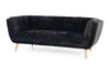 Towelie 3 seater sofa - Black