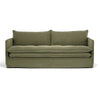 Hamilton Slipcover 3 Seater Sofa - Khaki Green