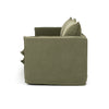 Hamilton Slipcover 3 Seater Sofa - Khaki Green