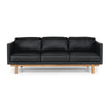 Strada 3 seater - Black Leather *Display model*