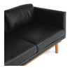 Strada 3 seater - Black Leather *Display model*