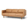 Strada 3 seater - Tan Leather