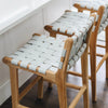 Indo Highback Barstool - Grey
