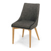 Eva Dining Chair, Anthracite colour Front View