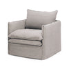 Hamilton Slipcover Armchair - Cement