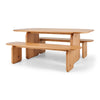 Panel Oak Dining Set (3pcs)