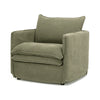 Hamilton Slipcover Armchair - Khaki Green