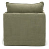 Hamilton Slipcover Armchair - Khaki Green