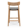 Niles Highback Barstool Fabric Seat