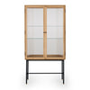 Kobe Fluted Glass Highboard - Natural