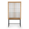 Kobe Fluted Glass Highboard - Natural