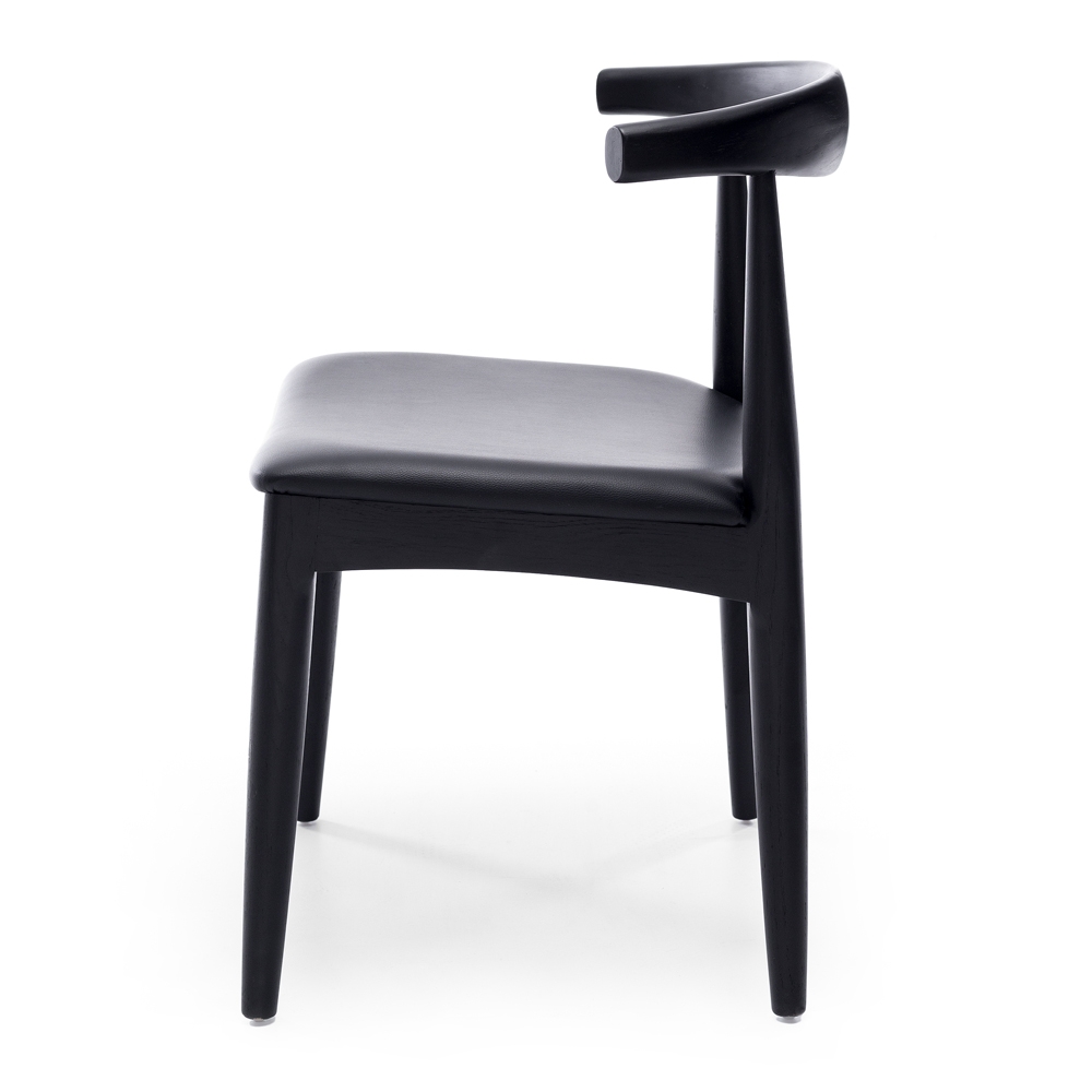 Elbow Dining Chair - Black