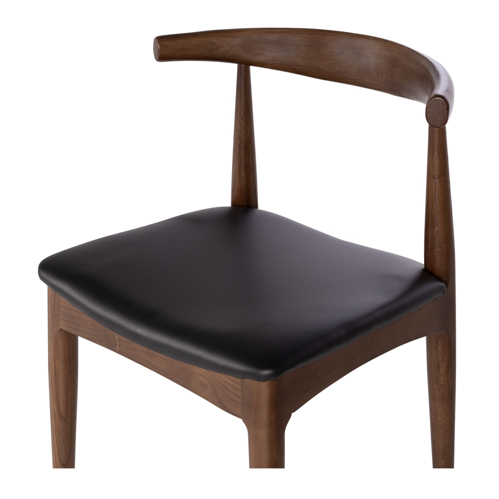 Elbow Dining Chair - Deep Oak
