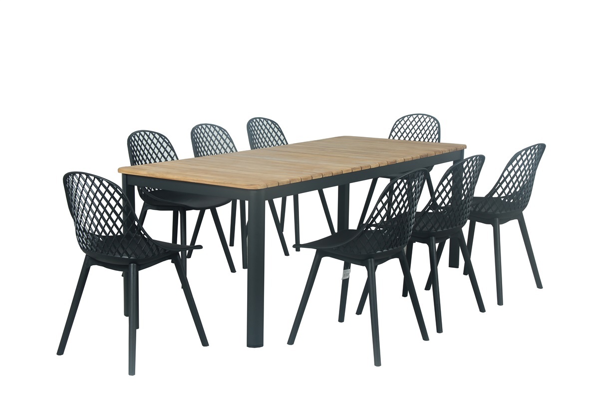 Seattle 9 PC Outdoor Dining Set